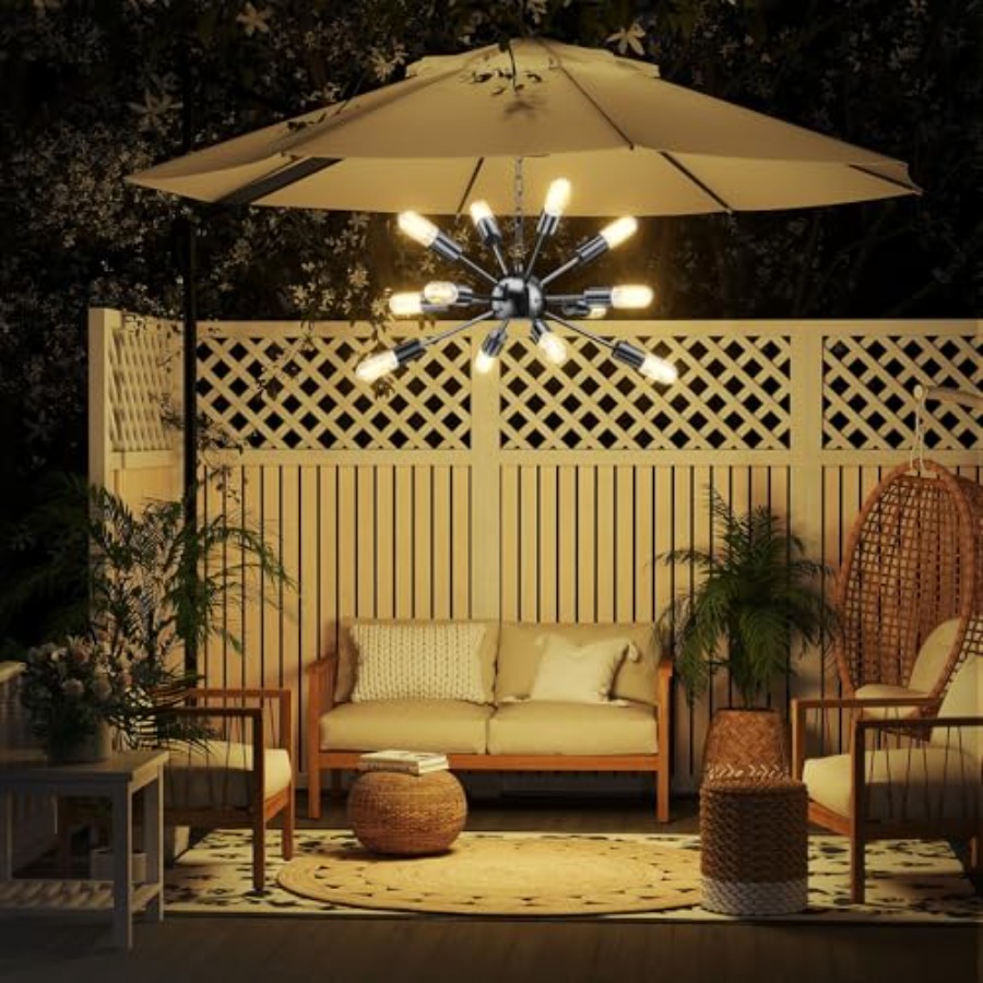Outdoor solar-powered LED chan - Outdoor Power For Gazebo ulasan dan harga