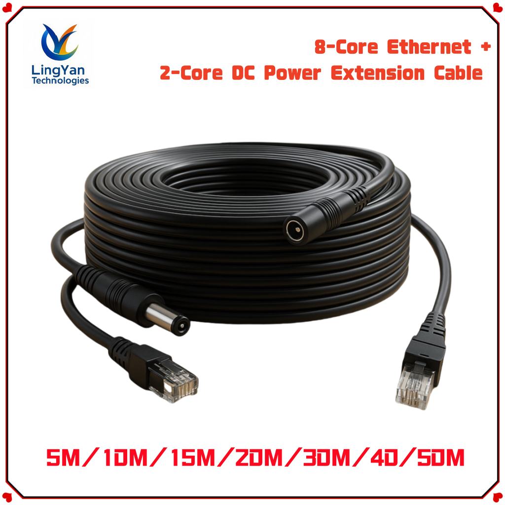 PoE Extension Cable with DC Po - Outdoor Power Strip ulasan dan harga