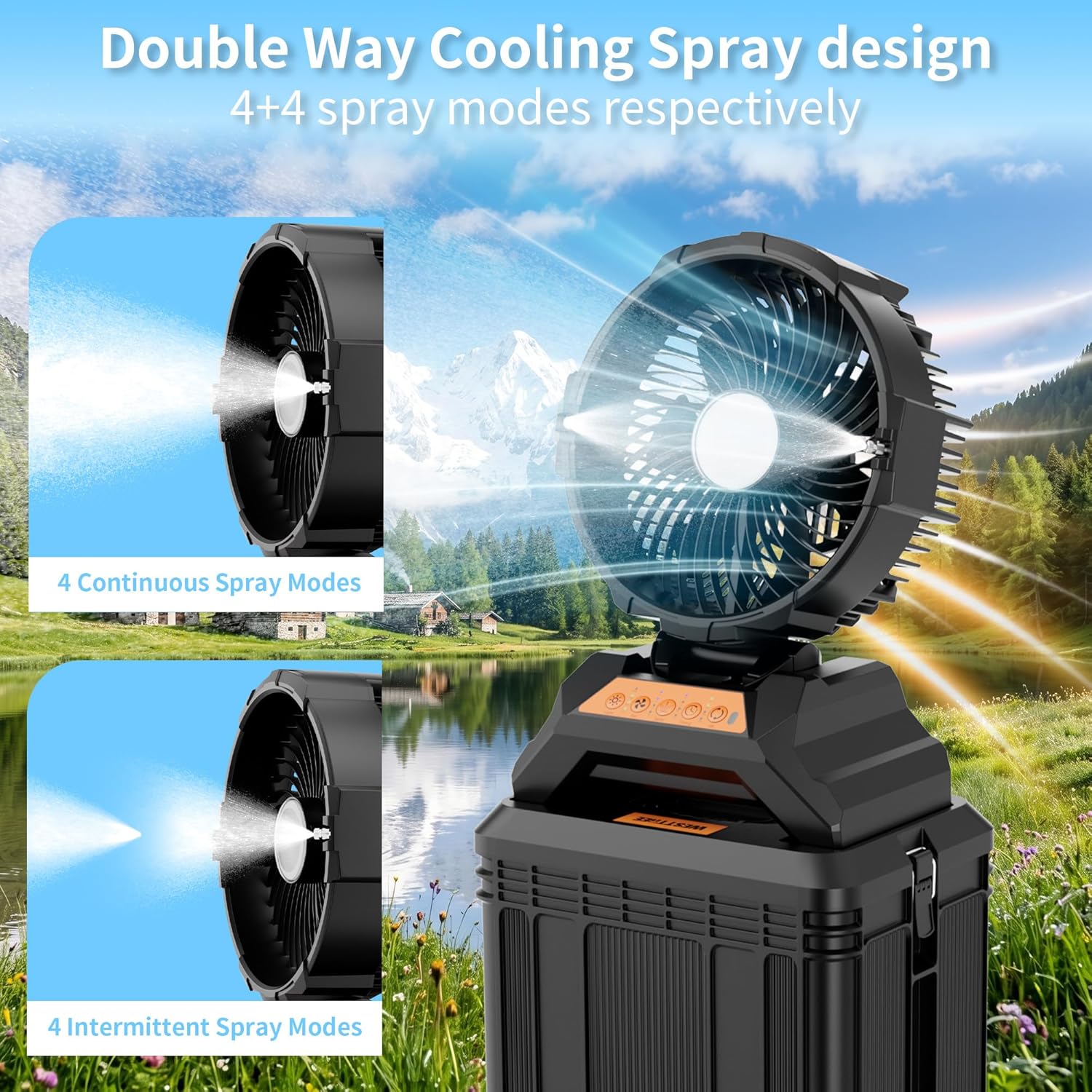 30L Portable Rechargeable Mist - Outdoor Power With Timer ulasan dan harga