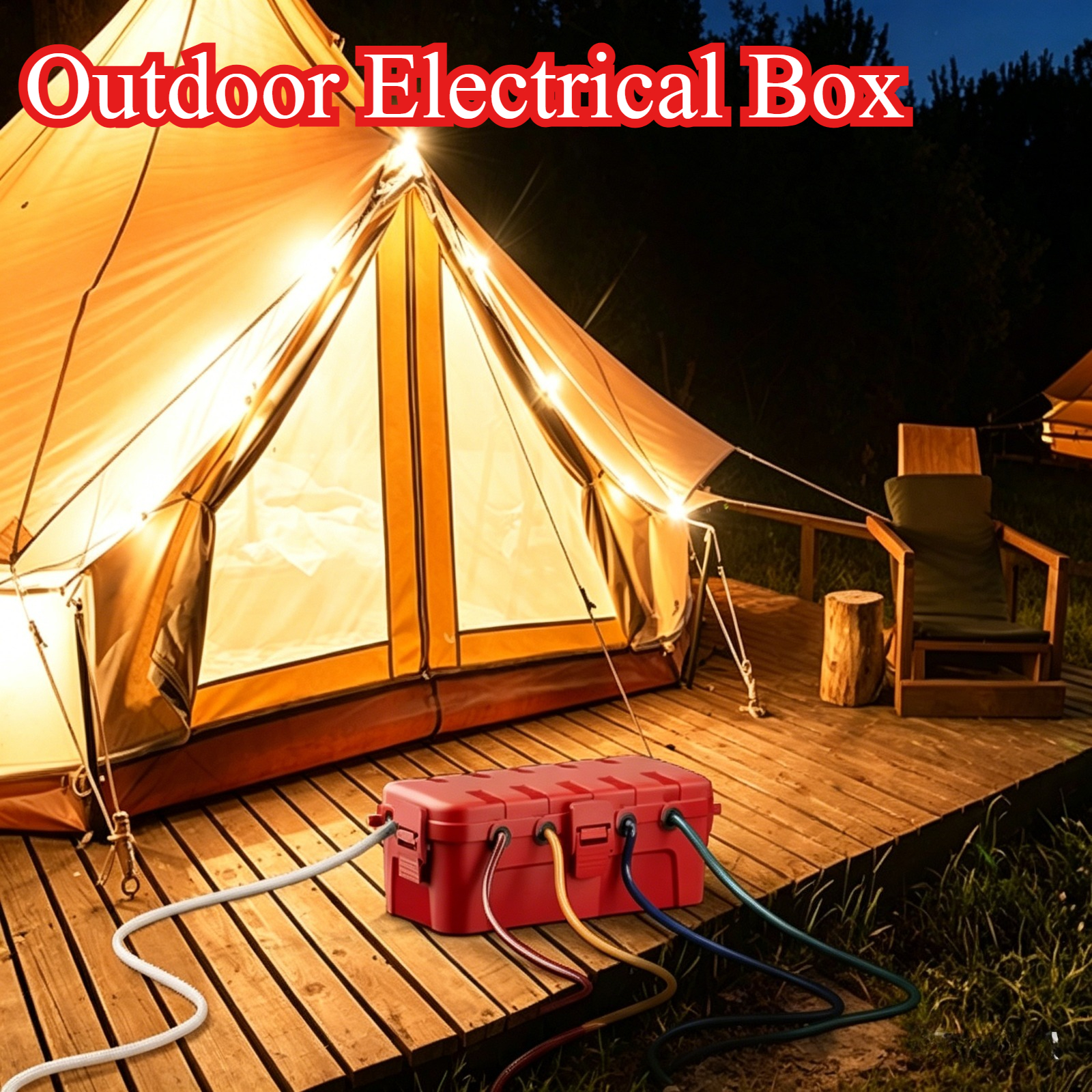 Outdoor Electrical Box Waterpr - Outdoor Power With Timer ulasan dan harga