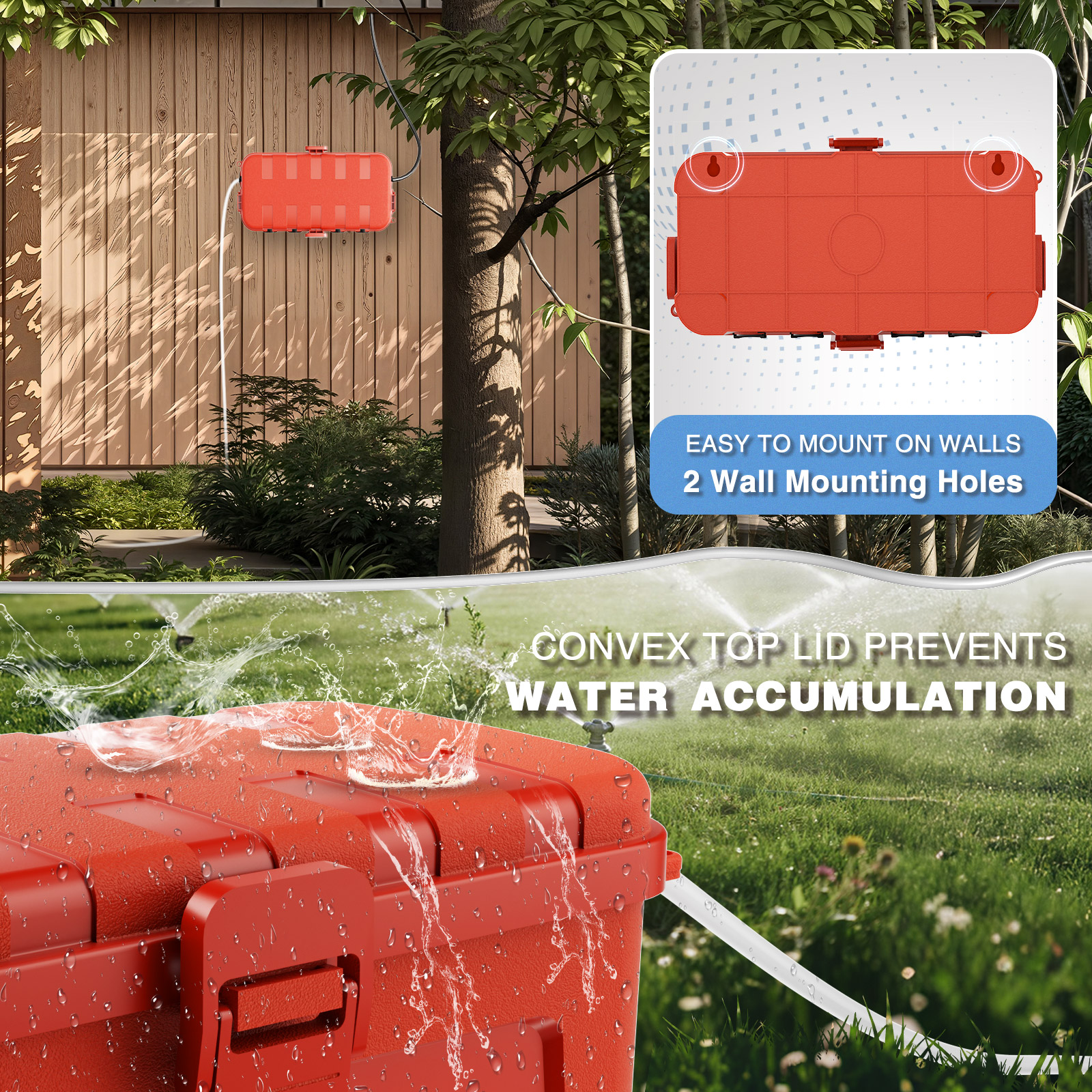 Outdoor Electrical Box Waterpr - Outdoor Power With Timer ulasan dan harga