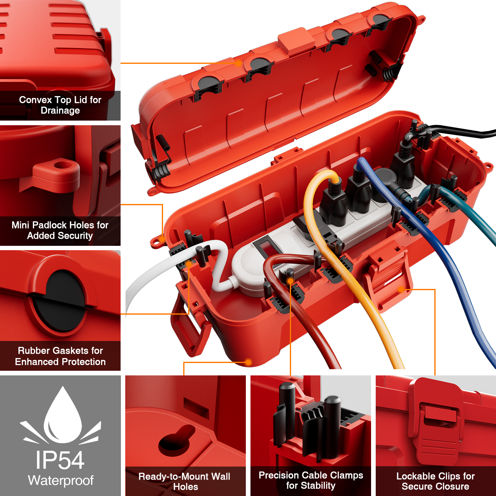 Outdoor Electrical Box Waterpr - Outdoor Power With Timer ulasan dan harga