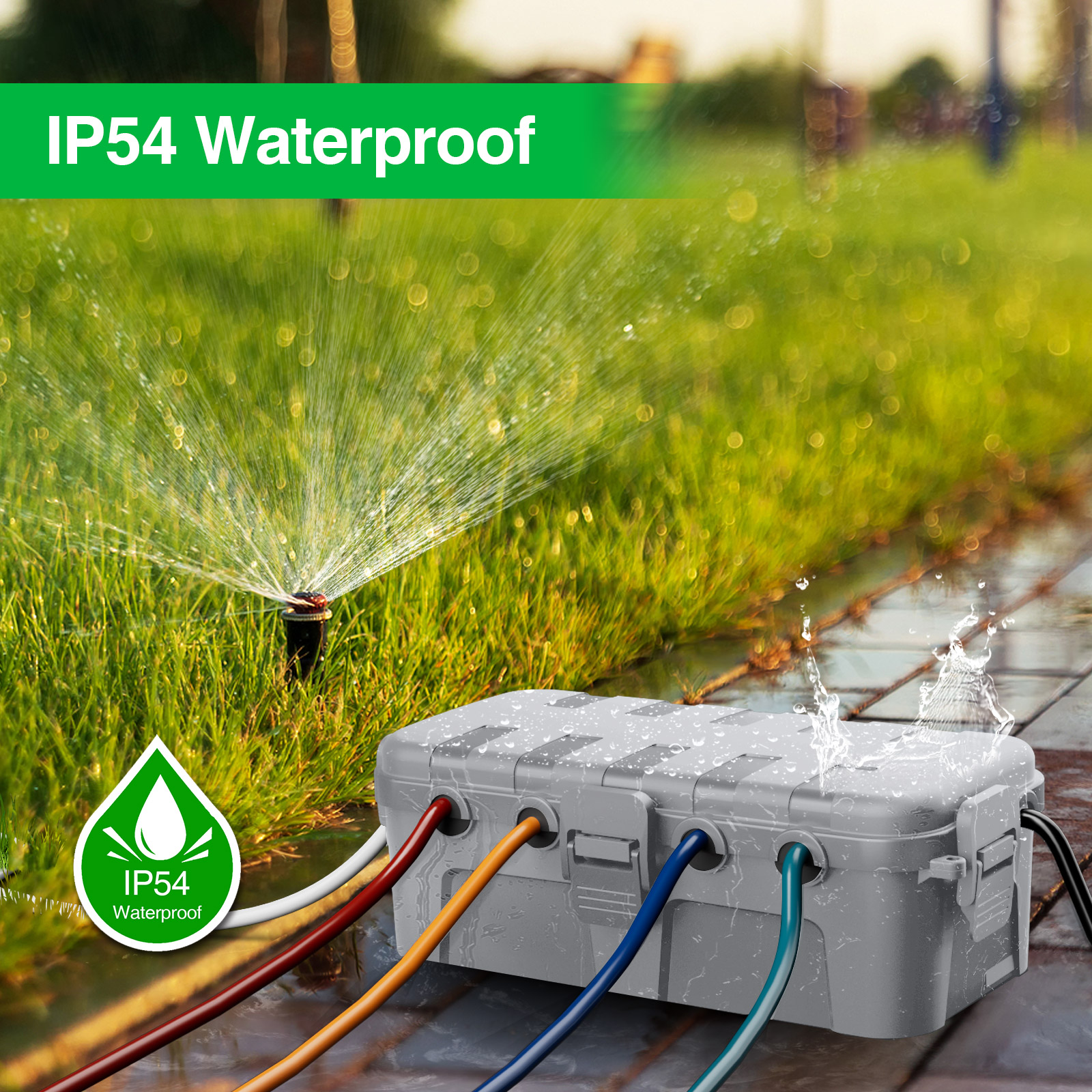 IP54 Waterproof Extension Cord - Outdoor Power With Timer ulasan dan harga